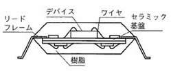 Appearance of lead frame + device + wire